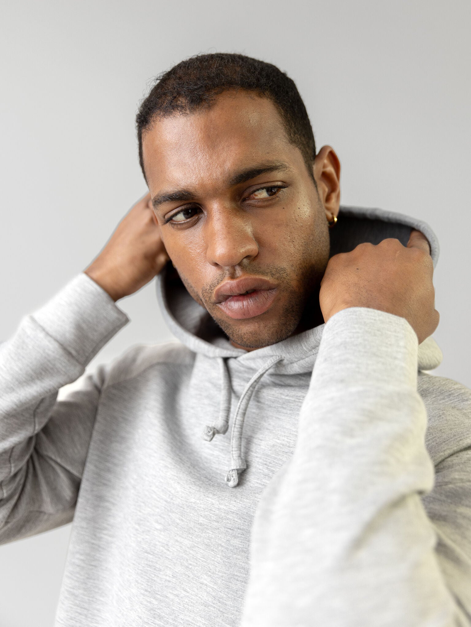 Modelshot / Grey Melange / Detail